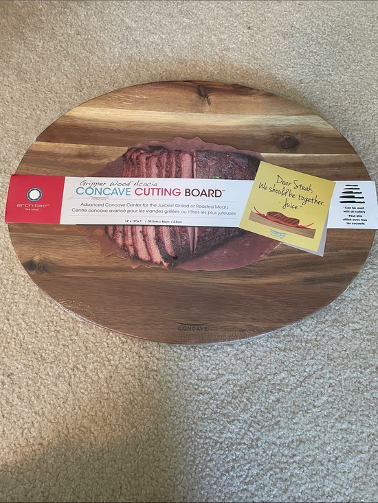 Architect Other - Architect Concave Acacia Cutting Board - Brown, Red, Yellow